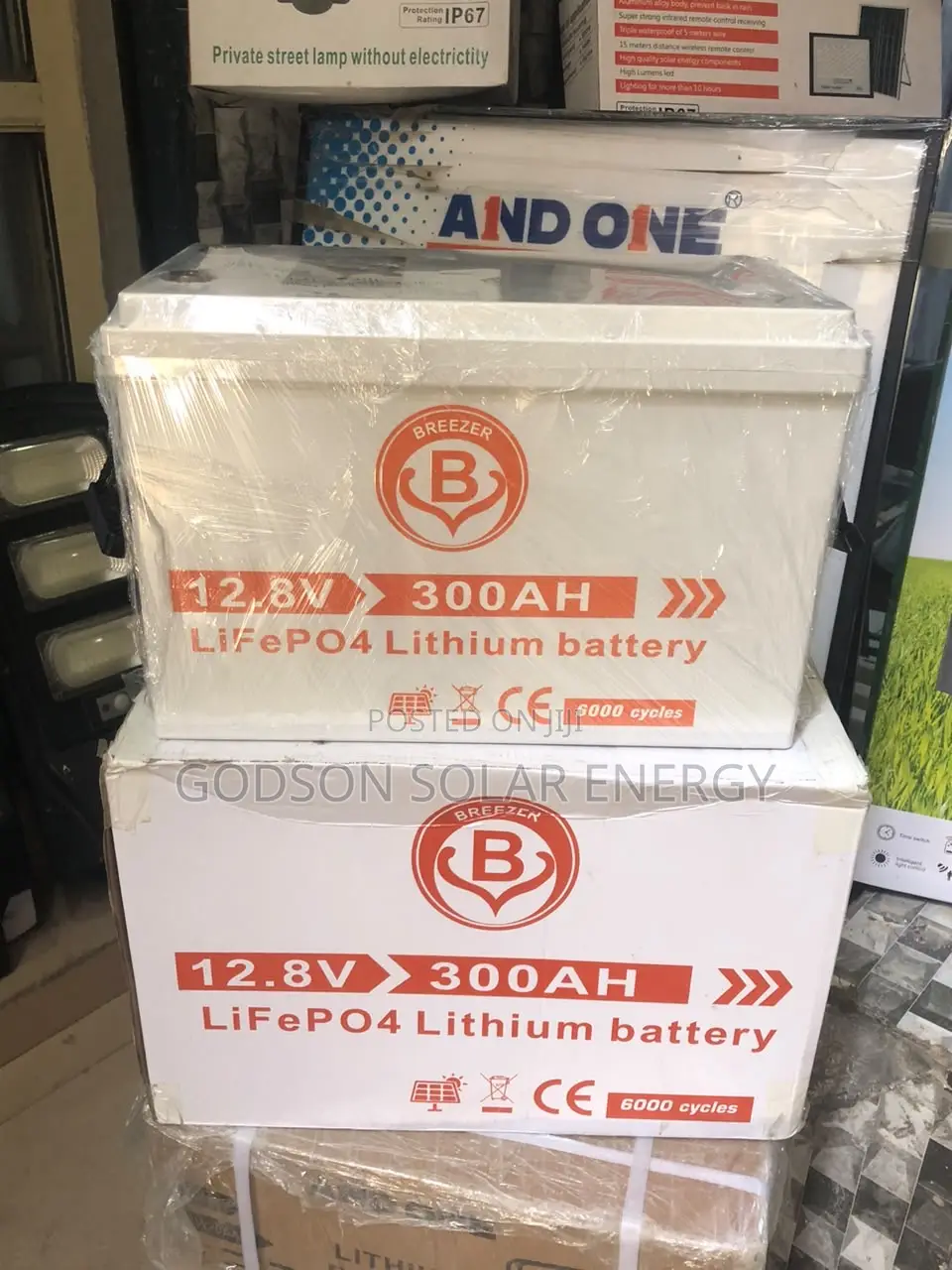 Breezer Solar Lithium Ion Battery
