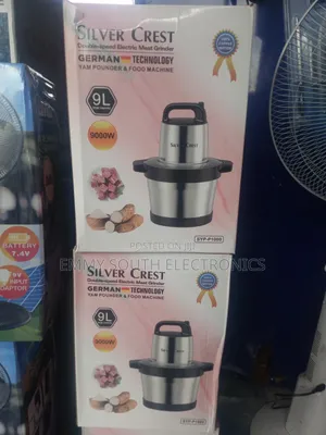 Silver Crest Yam Pounder Food Machine 9 Liters