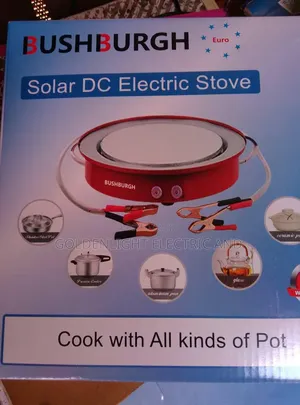 Bushburgh Solar / Battery Powered Electric Cooker Stove