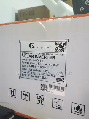 Felicity Solar 6kva 48v Hybrid Inverter (Model: Ivem6048-Ii)