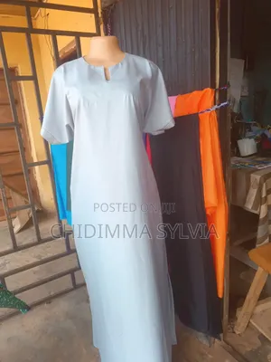 Long Gown With Back Belt