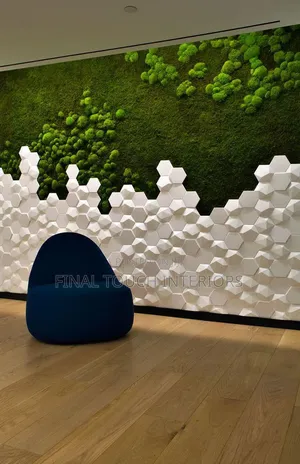 Synthetic Wall Flower and Grass for Luxury Homes