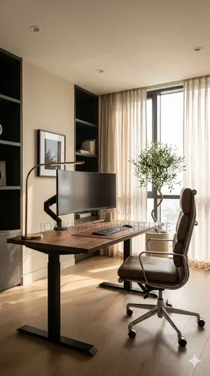 Electric Office Desk With Height Adjustment