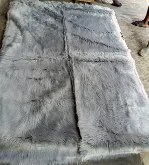 Grey Color Turkish Fur Rug