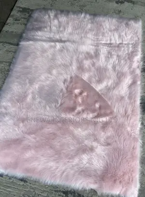 Peach Color Turkish Fur Rug