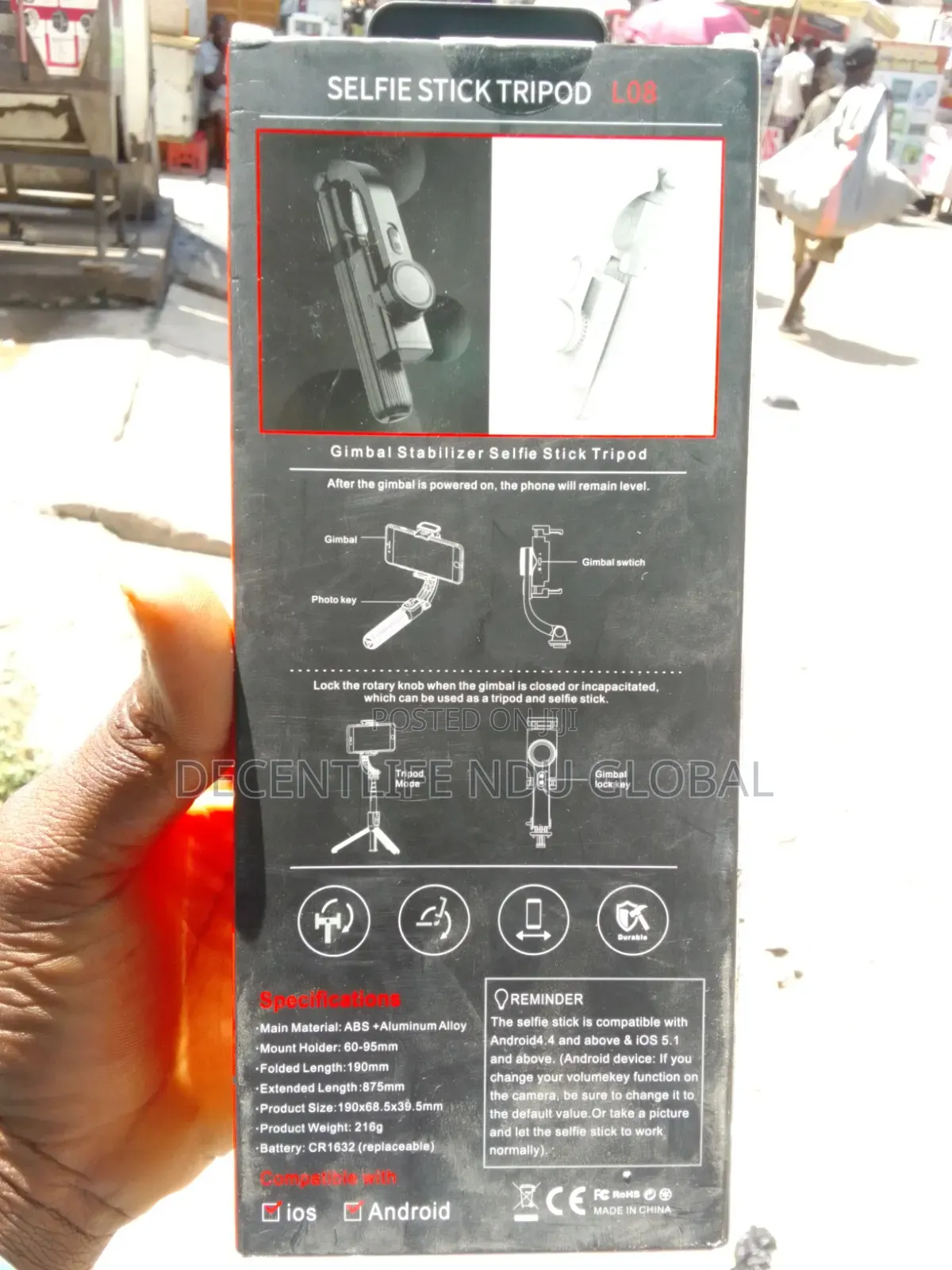Gimbal Stabilizer L08