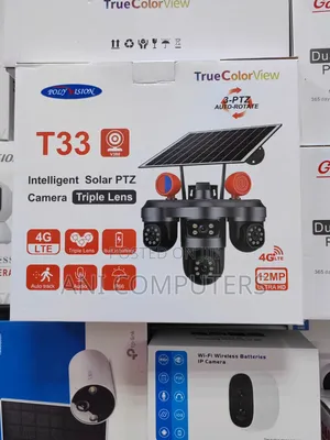 Poly V380 T33 3ptz 4g Auto Rotate Solar Camera