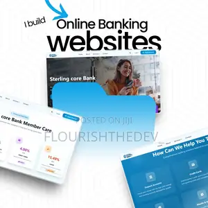 Online Mobile Banking Website Dev | Website Ready In 2 Days | Abuja