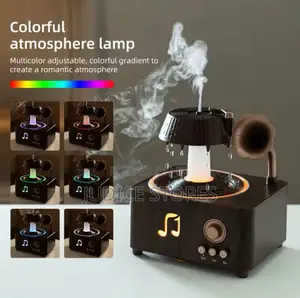 Rotating Raindrops Air Humidifier Music Box Phonograph