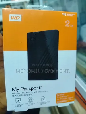 Wd My Passport 2tb External Hard Drive