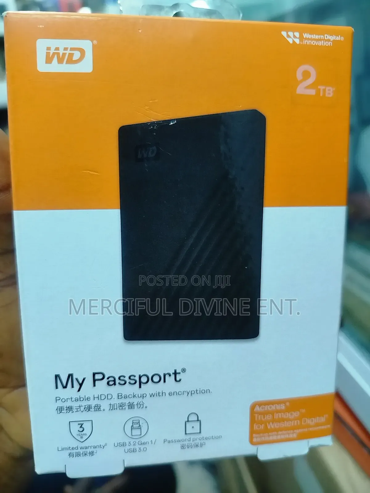 Wd My Passport 2tb External Hard Drive