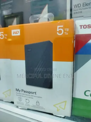 Wd 5tb My Passport External Hard Drive