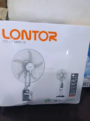 18" Lontor Standing Mist Fan Rechargeable CTL-Cf046r-18