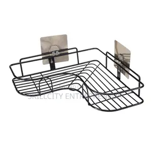 Self Adhesive Kitchen Bathroom Corner Storage Rack