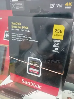 Sandisk 256gb Memory Extreme Pro Sdx Uhs Card