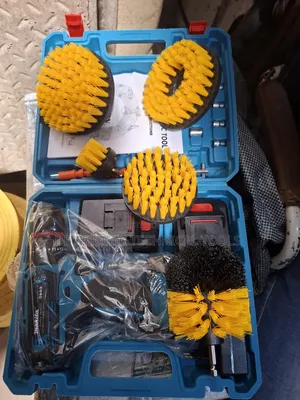 36v Drilling Machine With Cleaning Brush Attachment