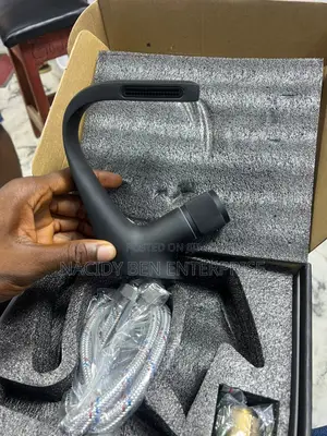 Waterfall Basin Mixer Tap (Matt Black)