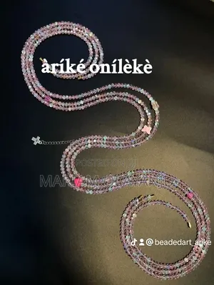 Customized Waistbead With Mini Chain.