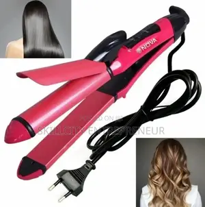 2 In 1 Hair Straightener And Curler