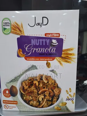 Jay D Nutty Granola No Added Salt 500