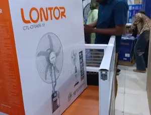 Brand New Lontor 18" Rechargeable Water Mist Fan