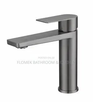 Premium Gunmetal Basin Mixer Tap – Modern Luxury Bathroom Faucet