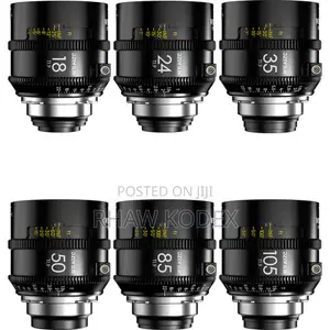 Dzofilm Vespid2 T1.9 Prime 6-Lens Kit (Arri Pl, Feet)