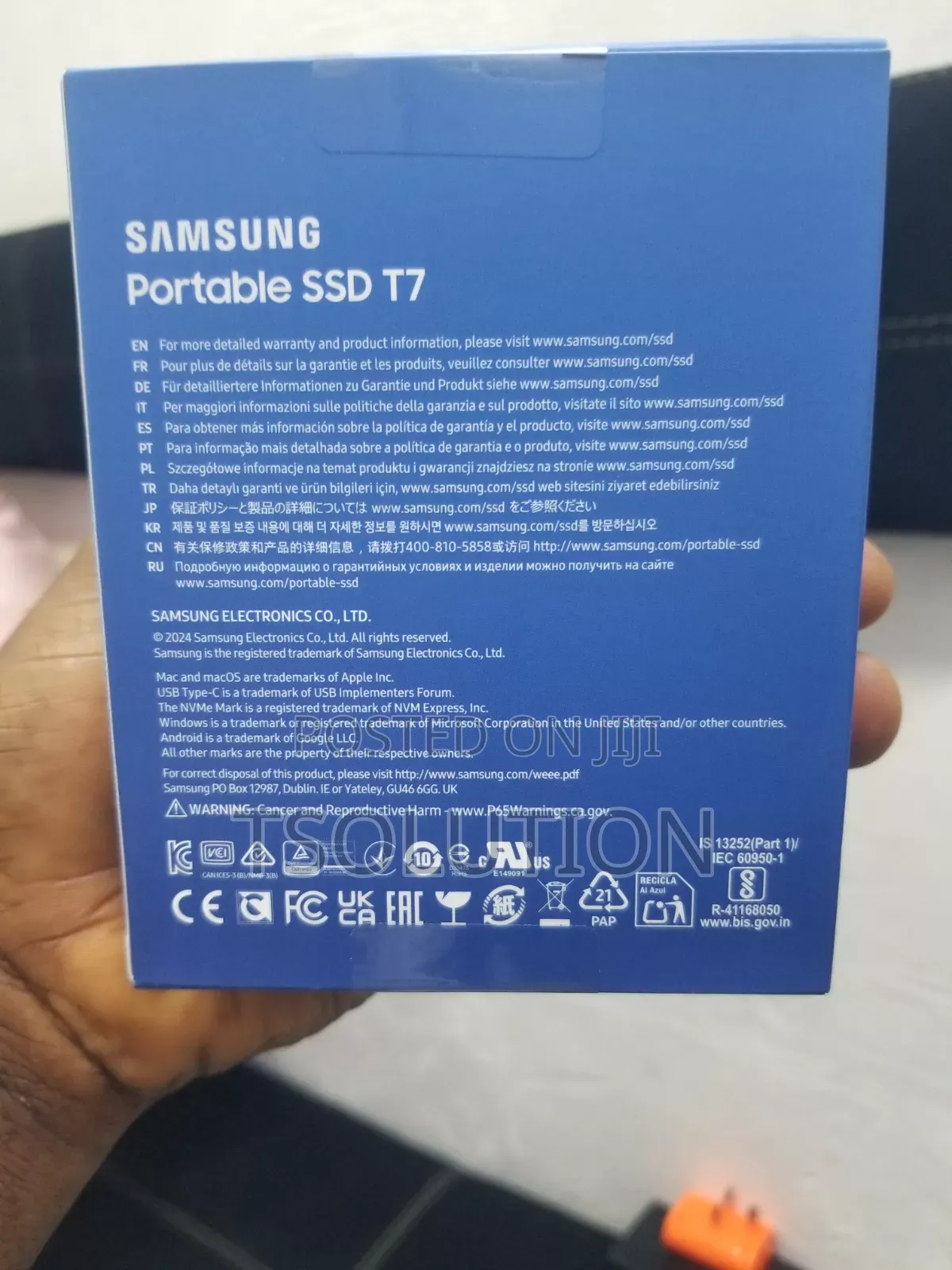 T7 Samsung 2tb External