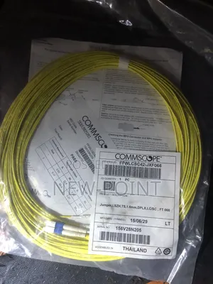 20m Lc-lc Single Mode Fiber Optic Patch Cord – Duplex Yellow Cord