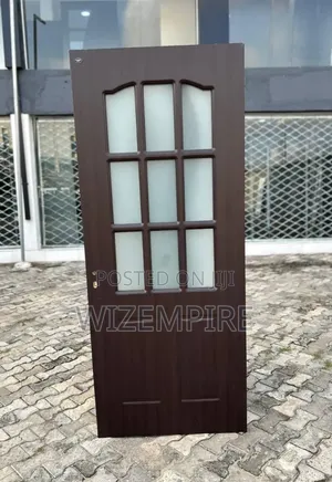 Complete Wooden Door With Frame for Kitchen Available