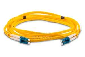 40m Lc-lc Single Mode Fiber Optic Patch Cord – Duplex Yellow Cord
