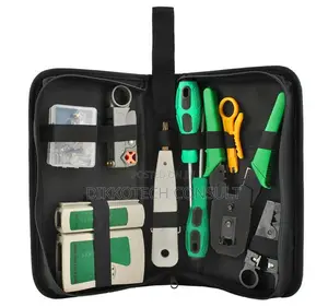 Professional Network Cable Crimping Tool Kit – Lan/Rj45 Tester Set