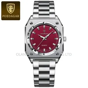 Poedagar Long Lasting Female Silver Wristwatch