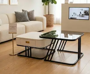Glass Marble Center Table