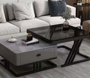 Glass Marble Center Table