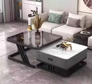 Glass Marble Center Table