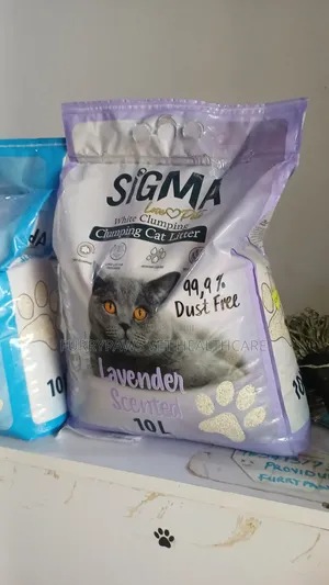 Sigma White Clumping Cat Litter Sand 10l