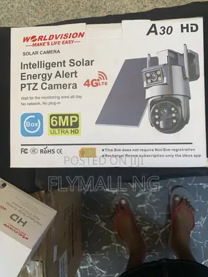 Worldvision A30 Hd 6mp Intelligent Solar Energy Alert PTZ Camera