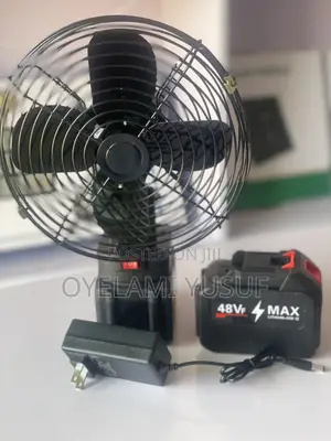 8inches Table/Desk Lithium Electric Fan With 2 ( 15,000 )Batteries