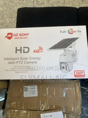 Gz-Sony 5mp Intelligent Solar Energy Alert PTZ Camera