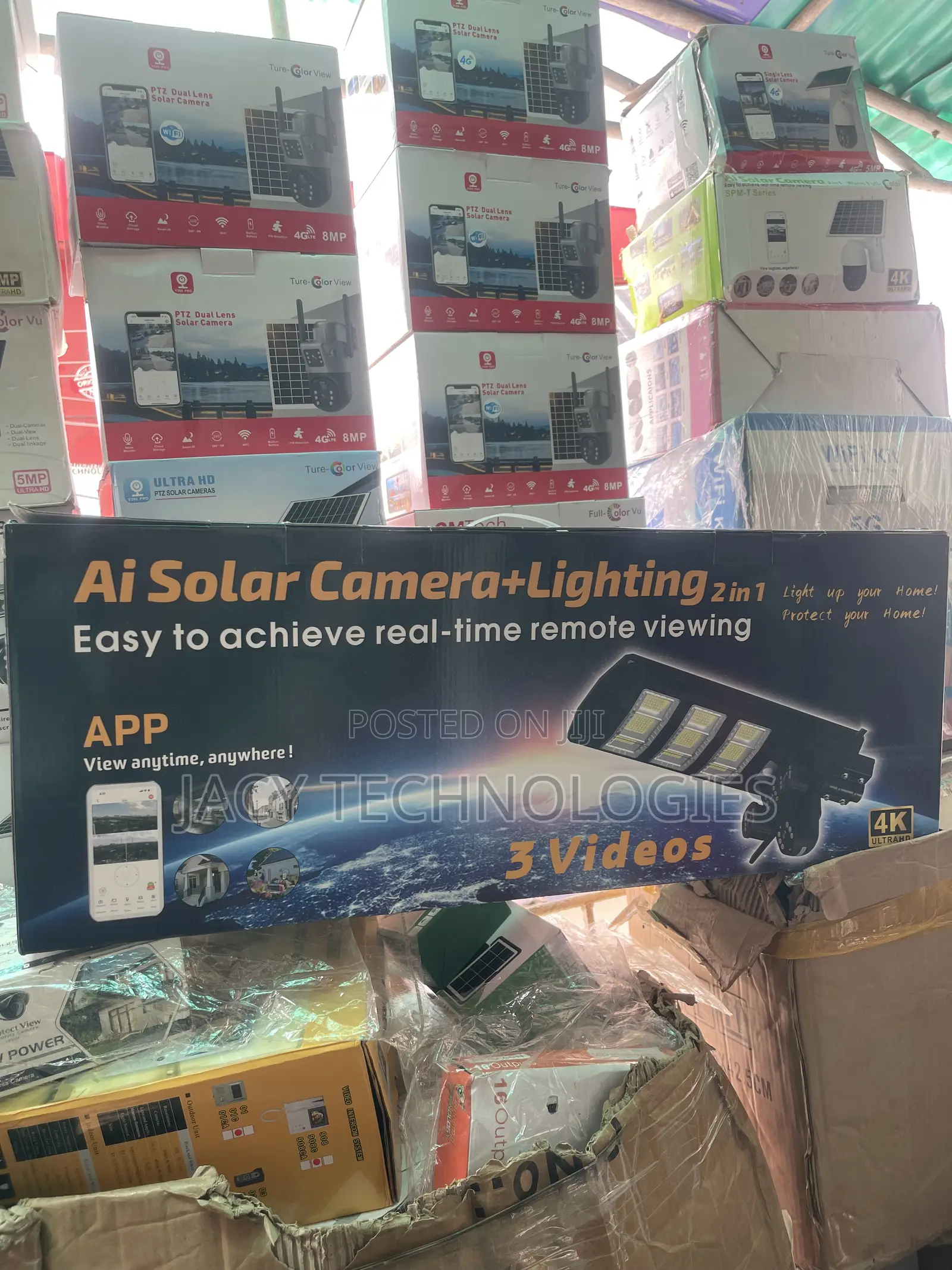 2in1 Solar Camera Plus Lightning