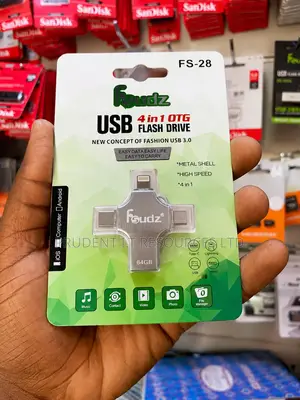 64gb 4-in-1 Fsudz Otg Usb 3.0 Flash Drive