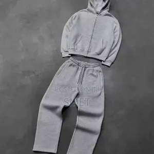 Premium Unisex Hooded Tracksuit Set