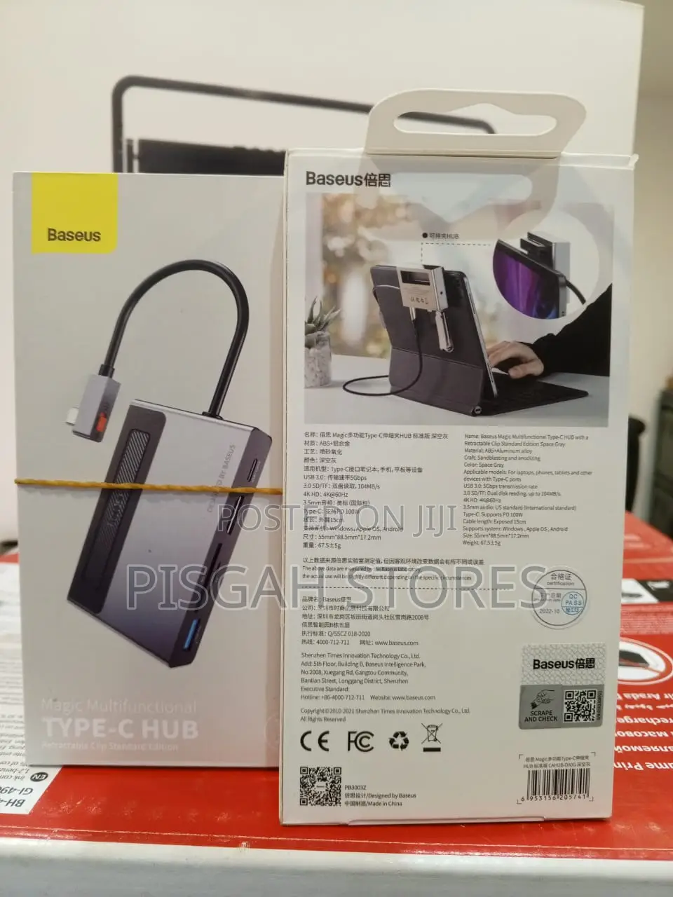Baseus Magic Multifunctional Type-C Hub With a Retractable Clip