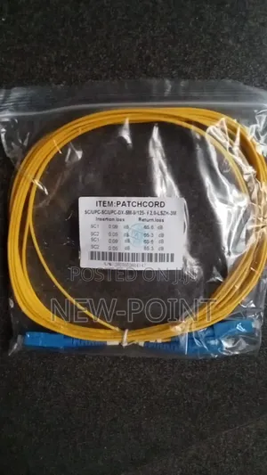 10m Sc-Sc Upc Fiber Optic Patch Cord – High Speed Single Mode Cable