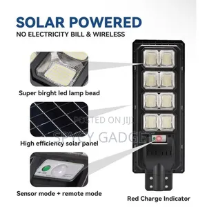 Waterproof Solar Sensor Street Light With Remote Control