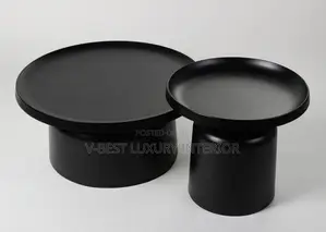 Dual Round Coffee Table Set