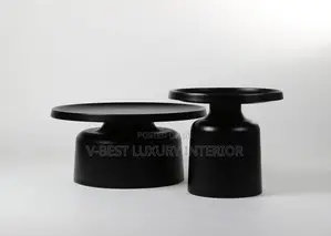 Dual Round Coffee Table Set