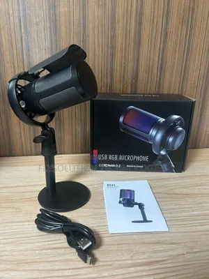 Me6s Usb RGB Gaming Podcast Condenser Microphone