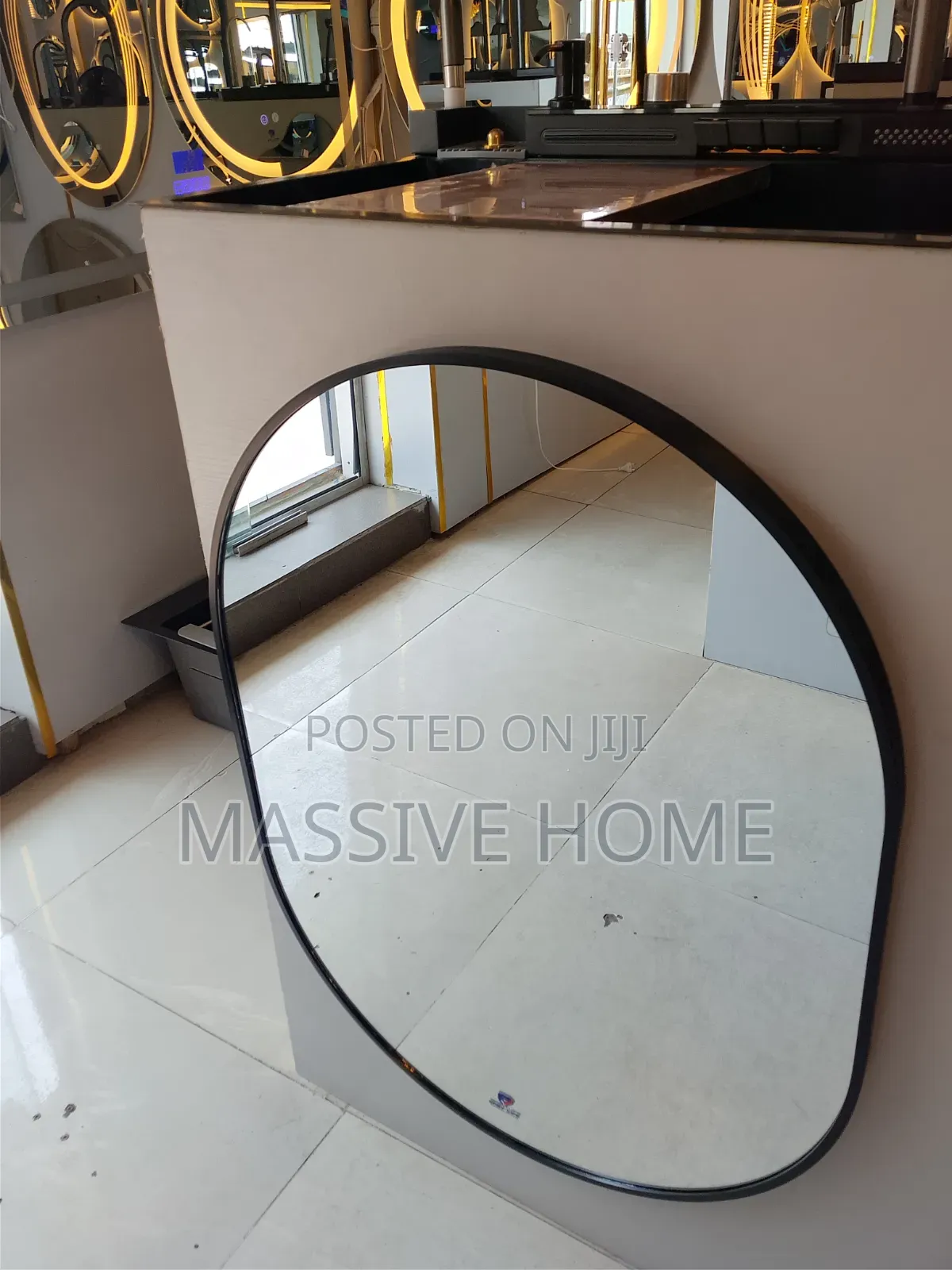 Mirror With Black Frame